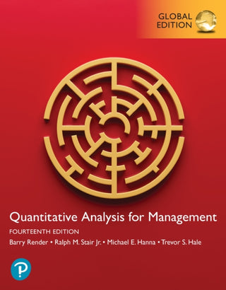 Cover image for 9781292459080 - Quantitative Analysis for Management, Global Edition