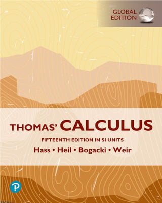 Cover image for 9781292459677 - Thomas' Calculus, SI Units