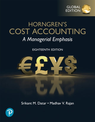 Cover image for 9781292463063 - Horngren's Cost Accounting, Global Edition