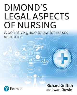 Cover image for 9781292469058 - Dimond's Legal Aspects of Nursing