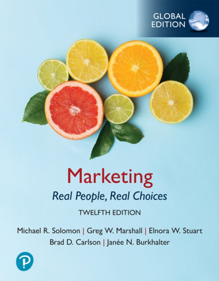 Cover image for 9781292482538 - Marketing: Real People, Real Choices -- Global Edition