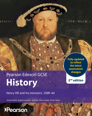 Cover image for 9781292489353 - Pearson Edexcel GCSE (9-1) History Henry VIII and his ministers, 1509-1540 2nd edition