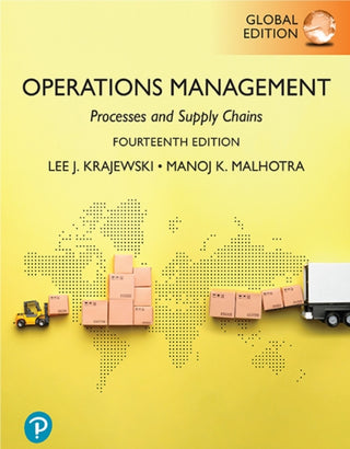 Cover image for 9781292731117 - Operations Management: Processes and Supply Chains, Global Edition