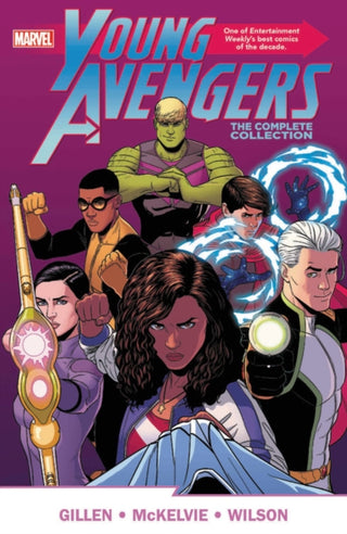 Cover image for 9781302925680 - Young Avengers by Gillen & McKelvie: The Complete Collection