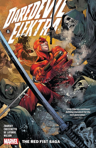 Cover image for 9781302926113 - Daredevil & Elektra by Chip Zdarsky Vol. 1: The Red Fist Saga Part One