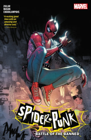 Cover image for 9781302934620 - Spider-Punk: Battle of The Banned