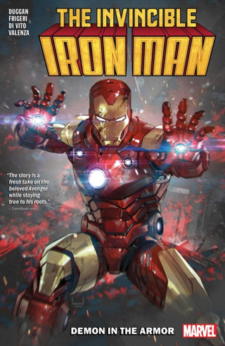 Cover image for 9781302947583 - Invincible Iron Man By Gerry Duggan Vol. 1: Demon In The Armor