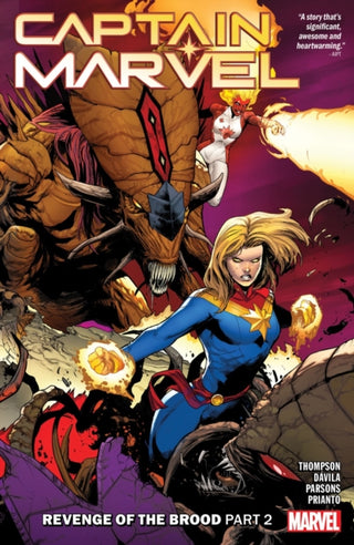 Cover image for 9781302947637 - Captain Marvel Vol. 10: Revenge of The Brood Part 2