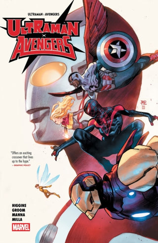 Cover image for 9781302948375 - Ultraman X The Avengers