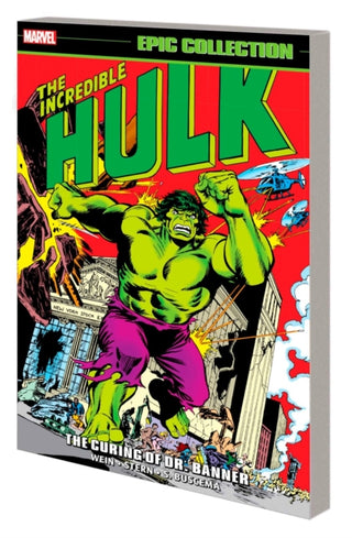 Cover image for 9781302948795 - Incredible Hulk Epic Collection: The Curing of Dr. Banner