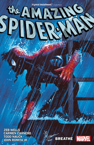 Cover image for 9781302954611 - Amazing Spider-Man by Zeb Wells Vol. 10: Breathe