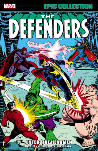 Cover image for 9781302955311 - Defenders Epic Collection: Enter - The Headmen