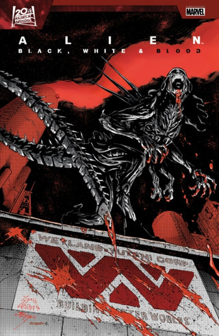 Cover image for 9781302957032 - Alien: Black, White & Blood Treasury Edition