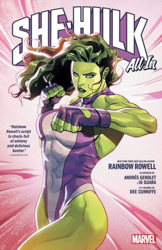 Cover image for 9781302957124 - She-Hulk by Rainbow Rowell Vol. 5: All In