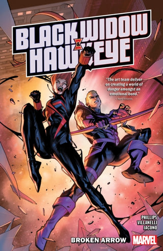 Cover image for 9781302957483 - Black Widow & Hawkeye: Broken Arrow