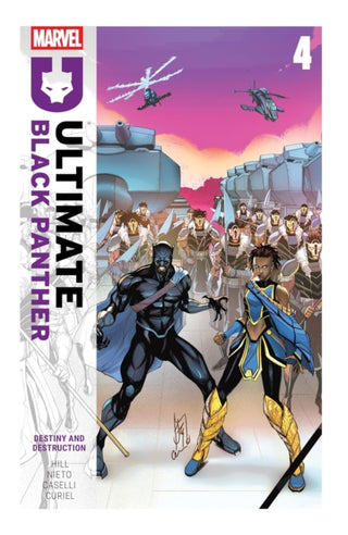 Cover image for 9781302958251 - Ultimate Black Panther By Bryan Hill Vol. 4: Destiny and Destruction