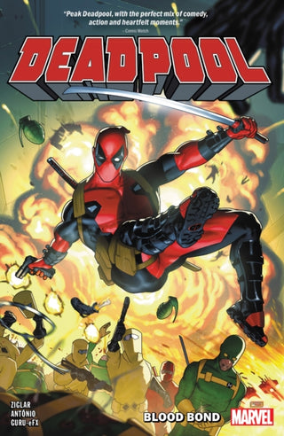 Cover image for 9781302958893 - Deadpool by Cody Ziglar Vol. 1: Blood Bond