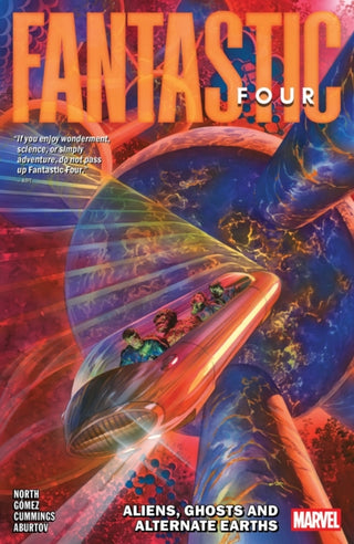 Cover image for 9781302960650 - Fantastic Four by Ryan North Vol. 5: Aliens, Ghosts and Alternate Earths