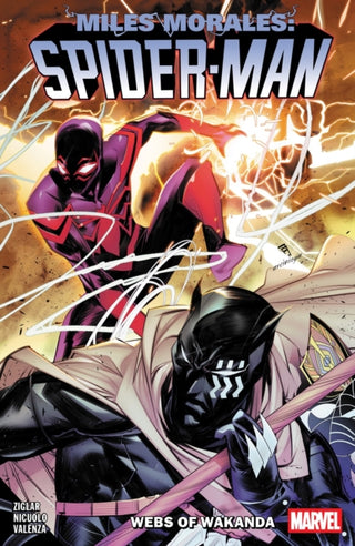 Cover image for 9781302960858 - Miles Morales: Spider-Man by Cody Ziglar Vol. 6 - Webs of Wakanda