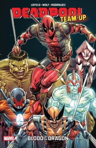 Cover image for 9781302960919 - Deadpool Team-Up by Rob Liefeld: Blood of the Dragon