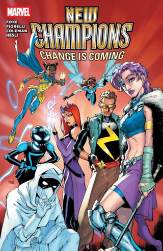 Cover image for 9781302963415 - New Champions: Change Is Coming