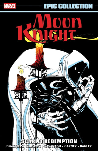 Cover image for 9781302965204 - Moon Knight Epic Collection: Scarlet Redemption