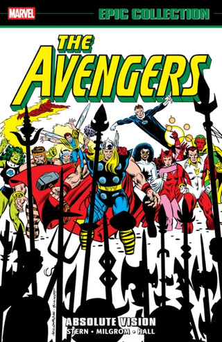 Cover image for 9781302967956 - Avengers Epic Collection: Absolute Vision