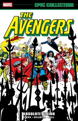 Cover image for 9781302967956 - Avengers Epic Collection: Absolute Vision