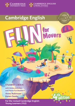 Cover image for 9781316617533 - Fun for Movers Student's Book with Online Activities with Audio and Home Fun Booklet 4