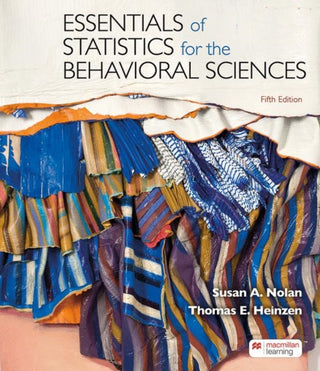 Cover image for 9781319247195 - Essentials of Statistics for the Behavioral Sciences