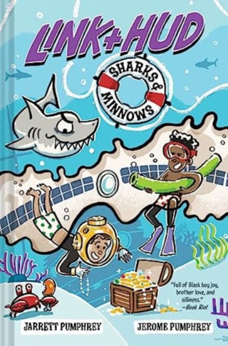 Cover image for 9781324016113 - Link + Hud: Sharks & Minnows