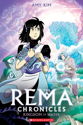 Cover image for 9781338115178 - Kingdom of Water: A Graphic Novel (The Rema Chronicles #2)