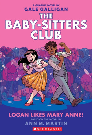 Cover image for 9781338304541 - Logan Likes Mary Anne!: A Graphic Novel (The Baby-Sitters Club #8)