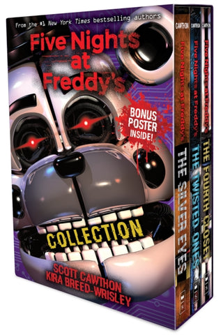 Cover image for 9781338323023 - Five Nights at Freddy's 3-book boxed set