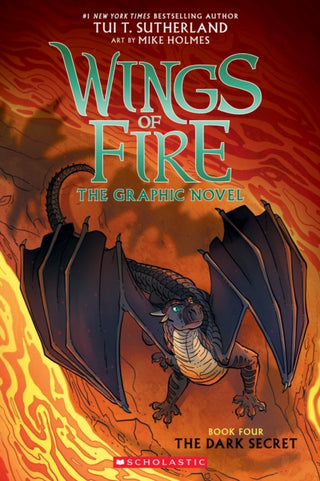 Cover image for 9781338344219 - The Dark Secret (Wings of Fire Graphic Novel #4)