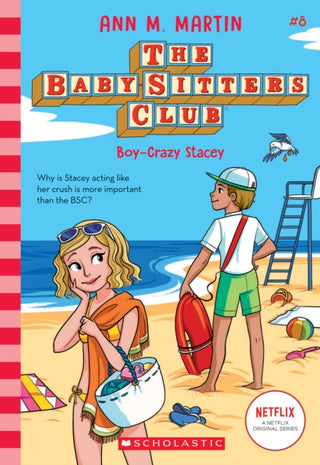 Cover image for 9781338642285 - Boy-Crazy Stacey (The Baby-Sitters Club #8)