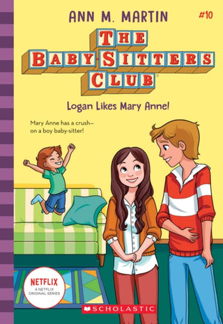 Cover image for 9781338642308 - Logan Likes Mary Anne! (The Baby-Sitters Club #10)