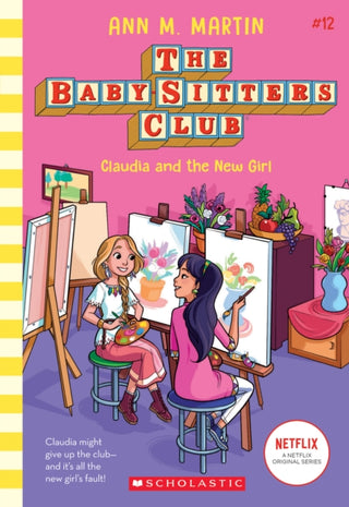 Cover image for 9781338684933 - The Babysitters Club #12: Claudia and the New Girl (b&w)