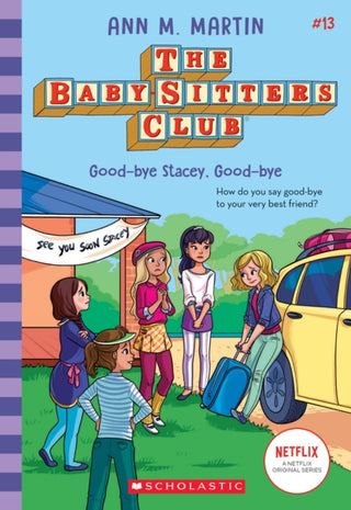 Cover image for 9781338684957 - The Babysitters Club #13: Good-Bye Stacey, Good-Bye (b&w)