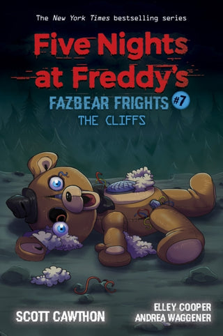 Cover image for 9781338703917 - The Cliffs: An AFK Book (Five Nights at Freddy’s: Fazbear Frights #7)