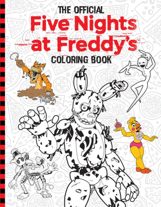 Cover image for 9781338741186 - Official Five Nights at Freddy's Coloring Book