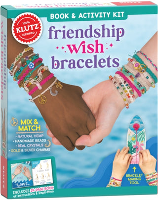 Cover image for 9781338775396 - Friendship Wish Bracelets (Klutz)