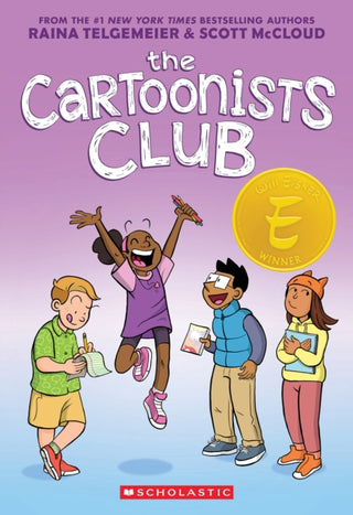 Cover image for 9781338777215 - The Cartoonists Club: A Graphic Novel