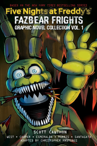 Cover image for 9781338792676 - Five Nights at Freddy's: Fazbear Frights Graphic Novel Collection Vol. 1 (Five Nights at Freddy’s Graphic Novel #4)