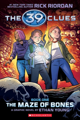 Cover image for 9781338803365 - 39 Clues Graphix #1: The Maze of Bones (Graphic Novel Edition)