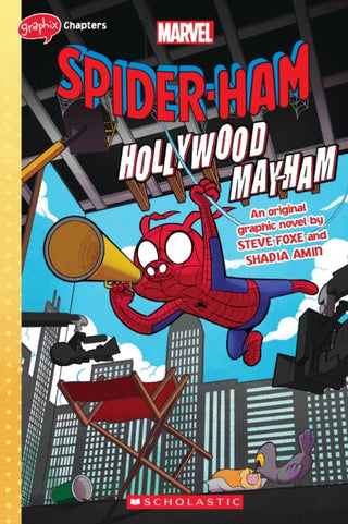 Cover image for 9781338806694 - Spider-Ham Hollywood May-Ham!