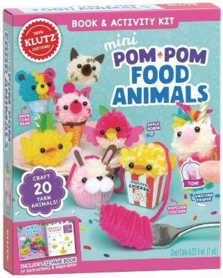 Cover image for 9781338829570 - Mini Pom-Pom Food Animals