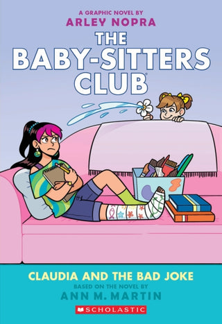 Cover image for 9781338835502 - Claudia and the Bad Joke: A Graphic Novel (The Baby-sitters Club #15)