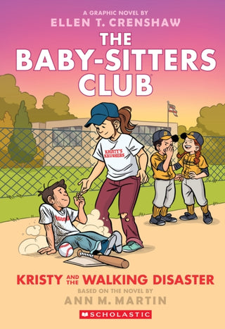Cover image for 9781338835557 - Kristy and the Walking Disaster: A Graphic Novel (The Baby-sitters Club #16)