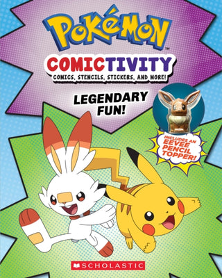 Cover image for 9781338856811 - Legendary Fun! (Pokémon Comictivity #2)